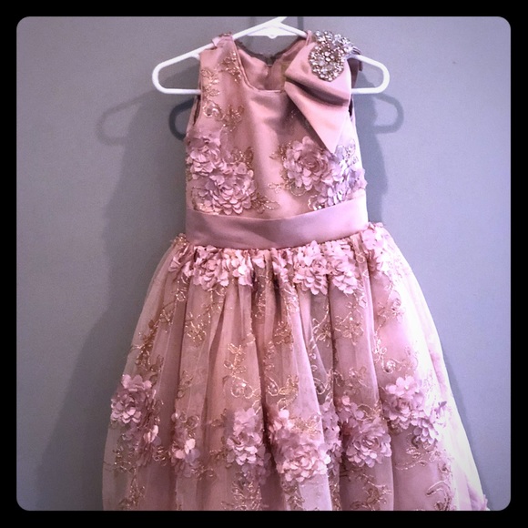 Dresses Rose Gold Flower Girl Dress Size 4t Poshmark